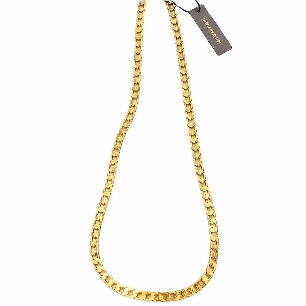 18k Gold Plated Necklace - 24" Length - New - Picture 2 of 5